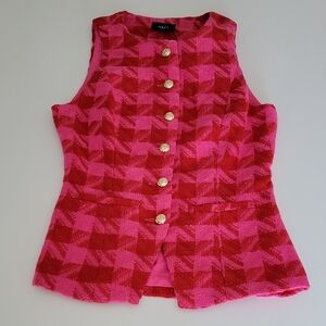 Vici Collection Houndstooth Vest NWT